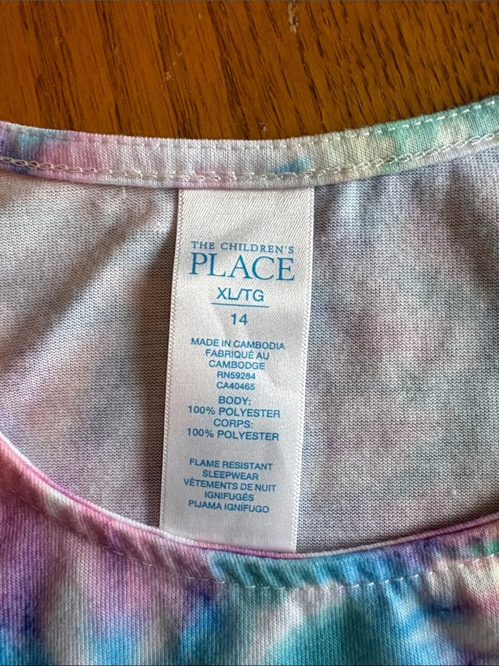 (5/$20) The Children's Place Pastel Tie-Dye Tank Top - Pink, Blue, Purple